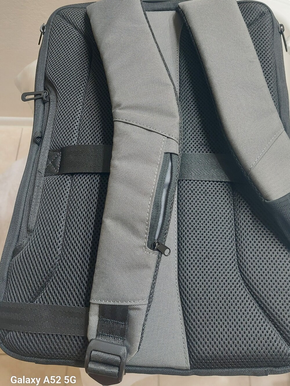 VSeven-Grey and Black 16" Laptop Backpack.